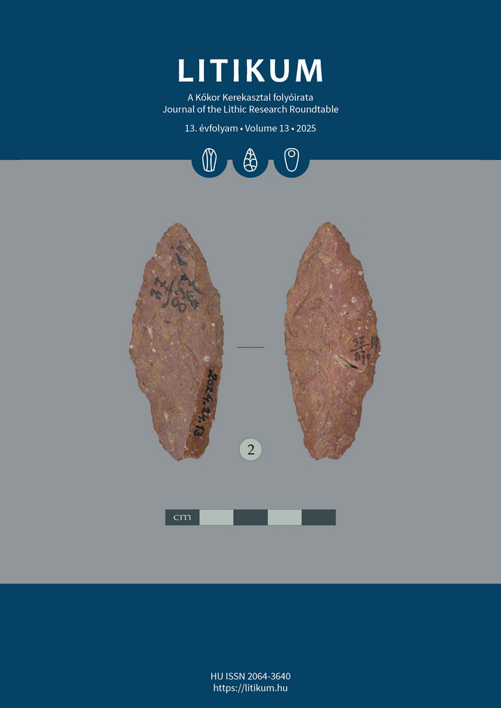Litikum Journal volume 12 cover with Mesoamerican chipped stone arrowheads